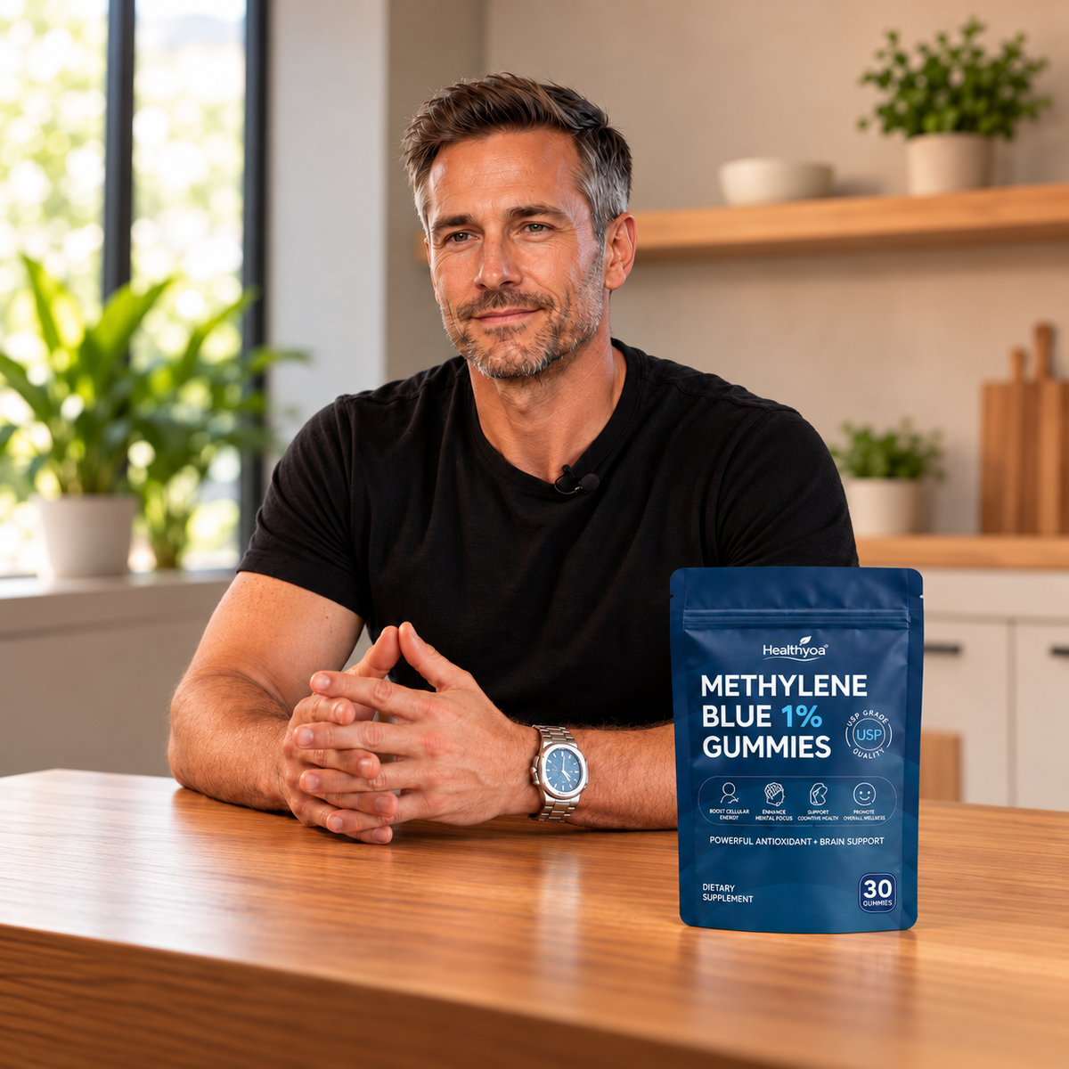 Healthyoa Methylene Blue 1% Gummies product visual